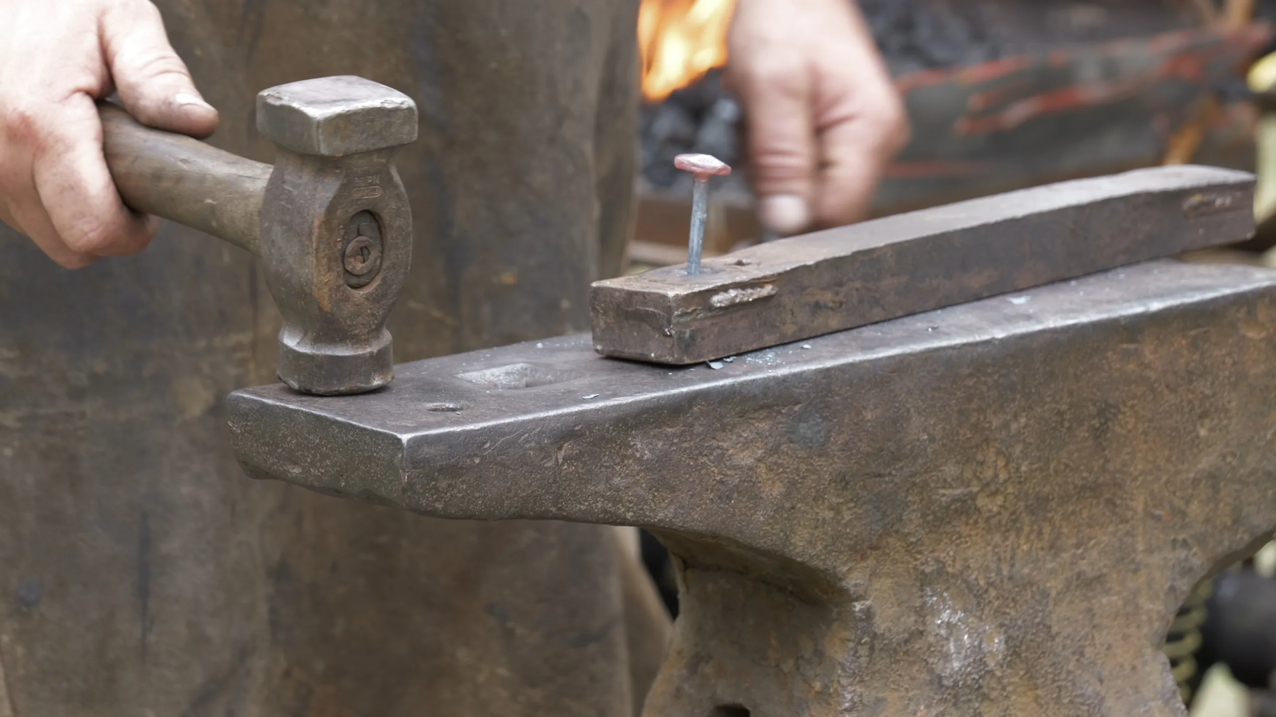 Démonstrations de Forges - Le clou du spectacle