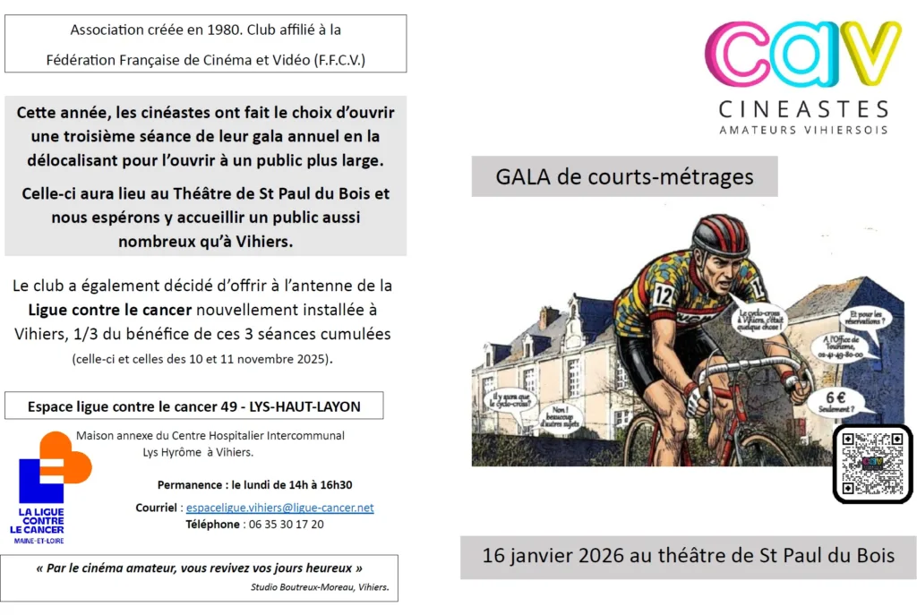 Festival de courts métrages à Saint Paul-du-Bois
